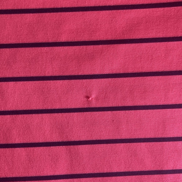 Mens Under Armour Medium Bright Pink & Blue Golf Polo w/ Carton House Golf Logo - Picture 8 of 8